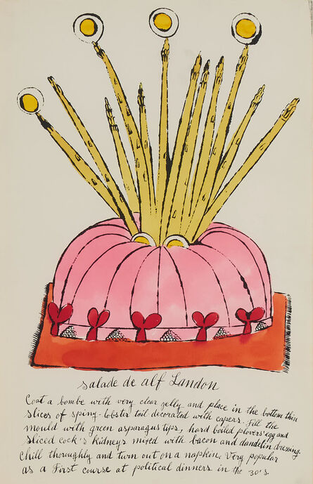 Andy Warhol, ‘Salade de Alf Landon (from The Wild Raspberries portfolio created in collaboration with Suzie Frankfurt)’, 1959
