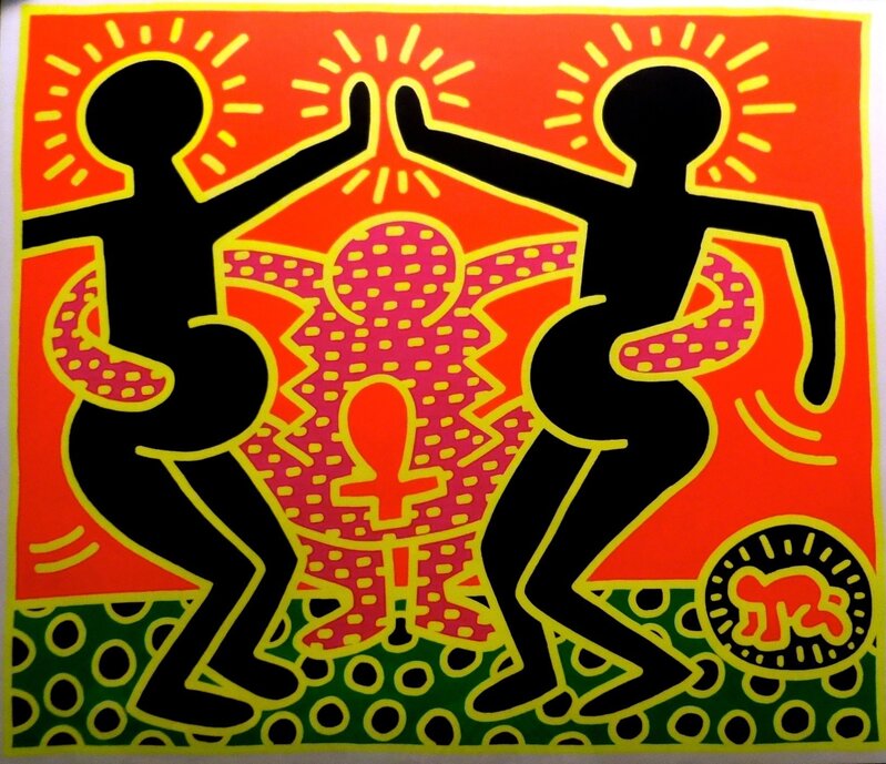 Keith Haring, ‘Fertility #4’, 1983, Print, Silkscreen, signed and numbered in pencil, Pop Fine Art