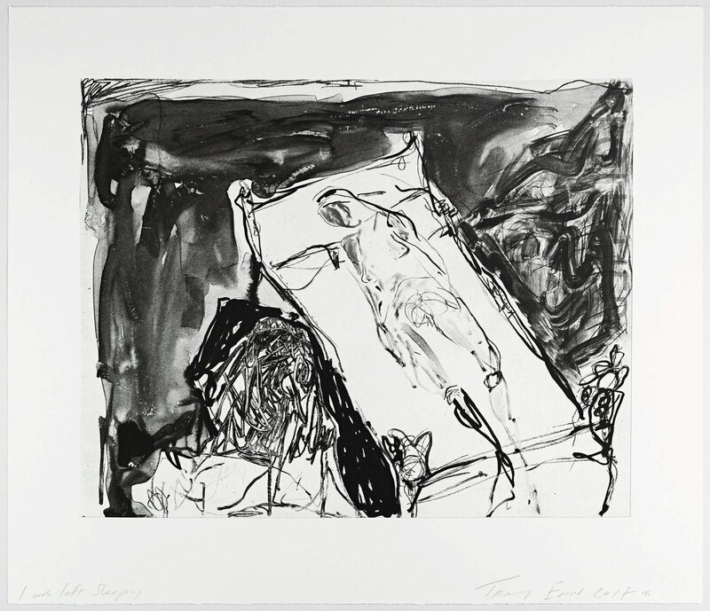 Tracey Emin, ‘I was left sleeping’, 2017, Print, Lithograph on Somerset paper, Oliver Clatworthy Gallery Auction