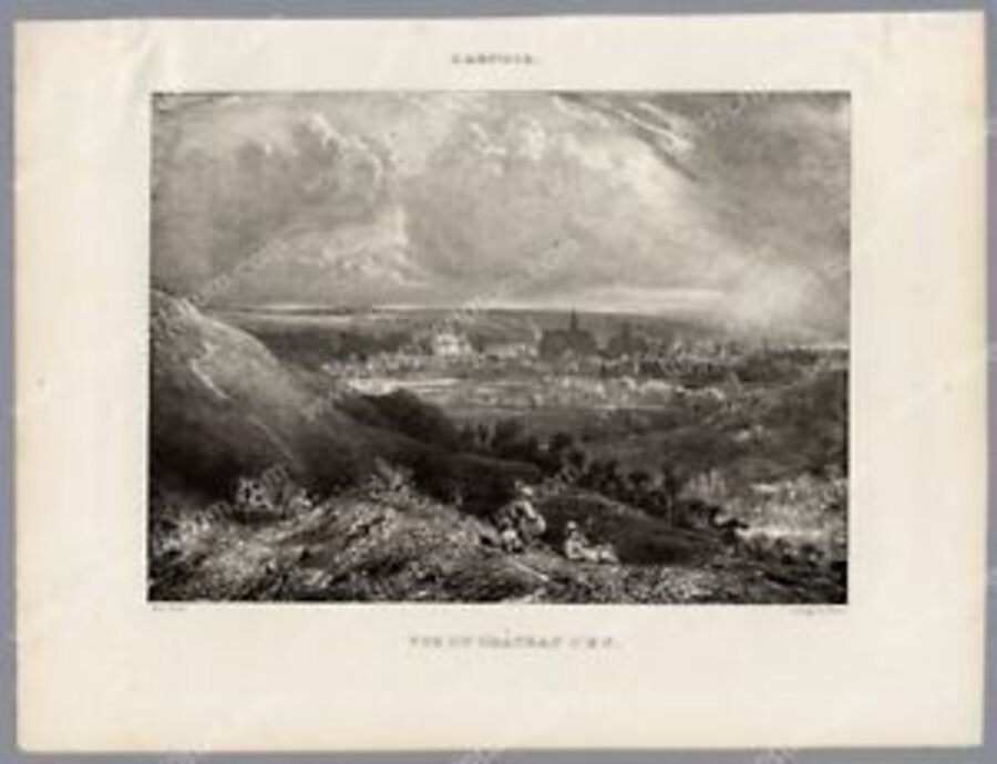 Vue du Château d'Eu