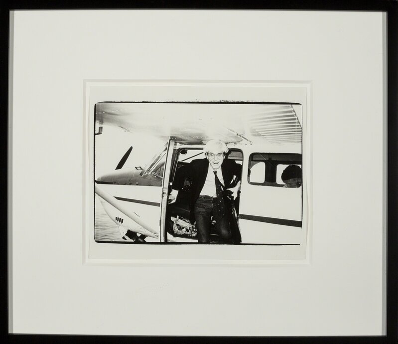 Andy Warhol, ‘Andy Warhol on a Seaplane in Montauk’, 1982, Photography, Gelatin silver, Heritage Auctions