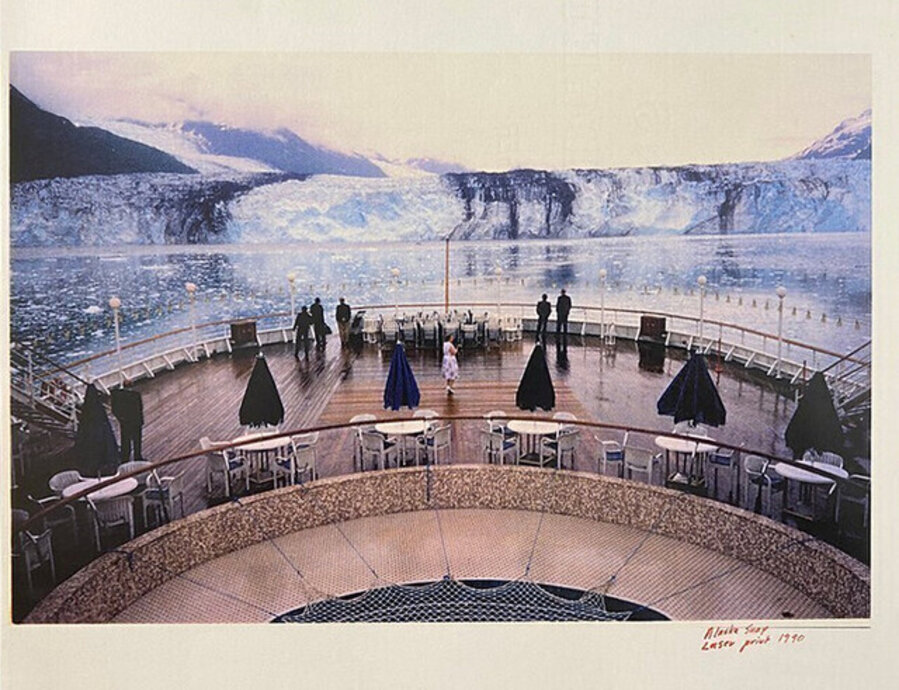 David Hockney Alaska Homemade Laser Print