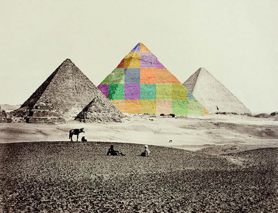 After Francis Frith, Pyramid I