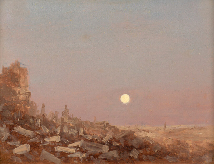 Hillside with Ruins, Egypt