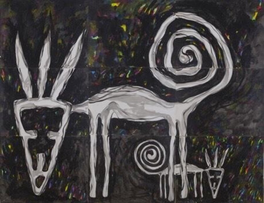 Wild Cat and Child