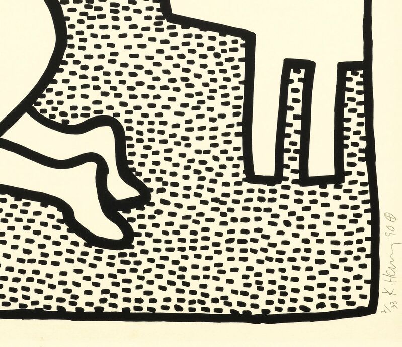 Keith Haring, ‘The Blueprint Drawings #17’, 1990, Print, Screenprint on wove paper, Fine Art Mia