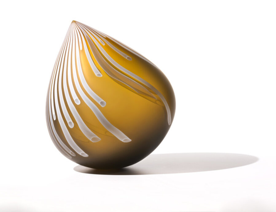 Painted Bronze Droplet