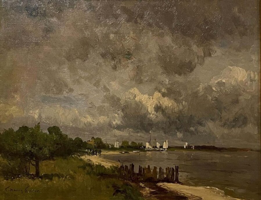 A Cloudy Summer Day on the Beach