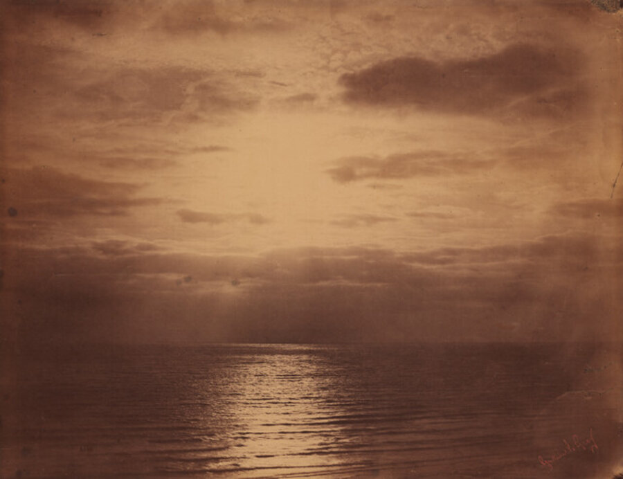 Solar Effect In The Clouds - Ocean