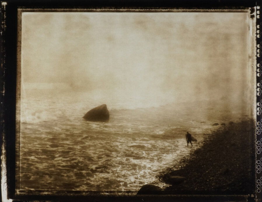 "9/11 Surfer" 8:46am September 11, 2002, Montauk Point, NY