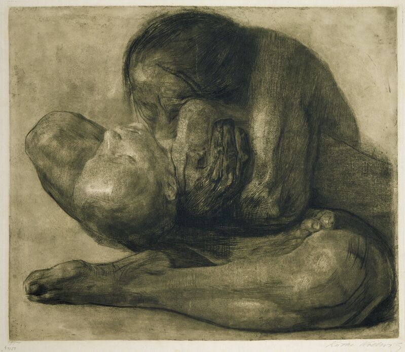 Käthe Kollwitz, ‘Woman with Dead Child’, 1903, Drawing, Collage or other Work on Paper, Etching, Art Resource