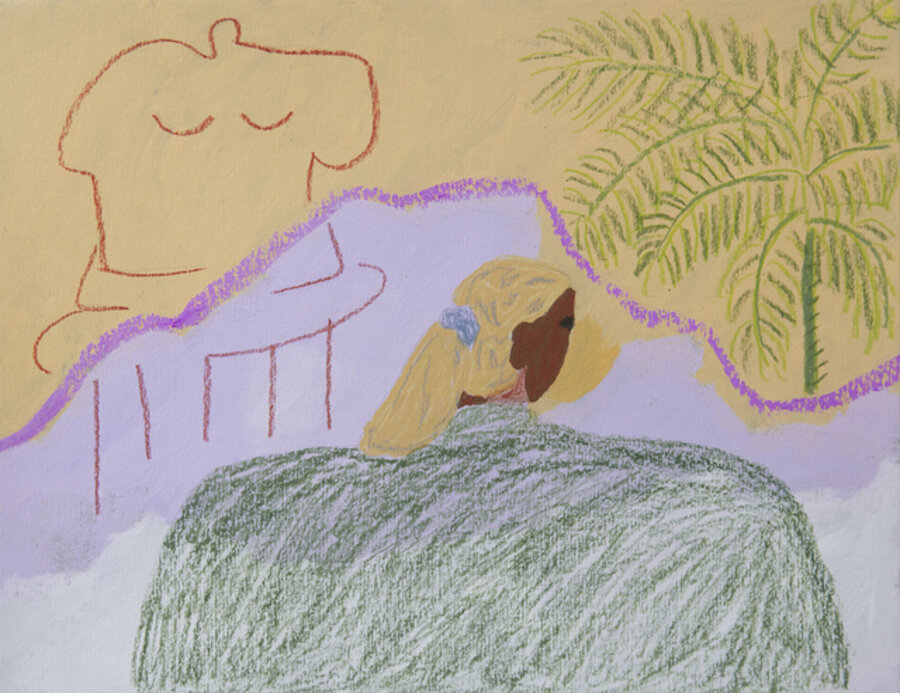 Woman Looking at Mountain 2