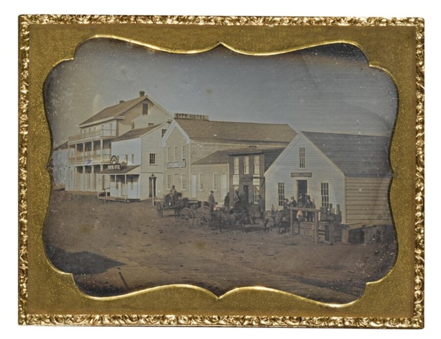 Street Scene in Benicia, Solano County, California