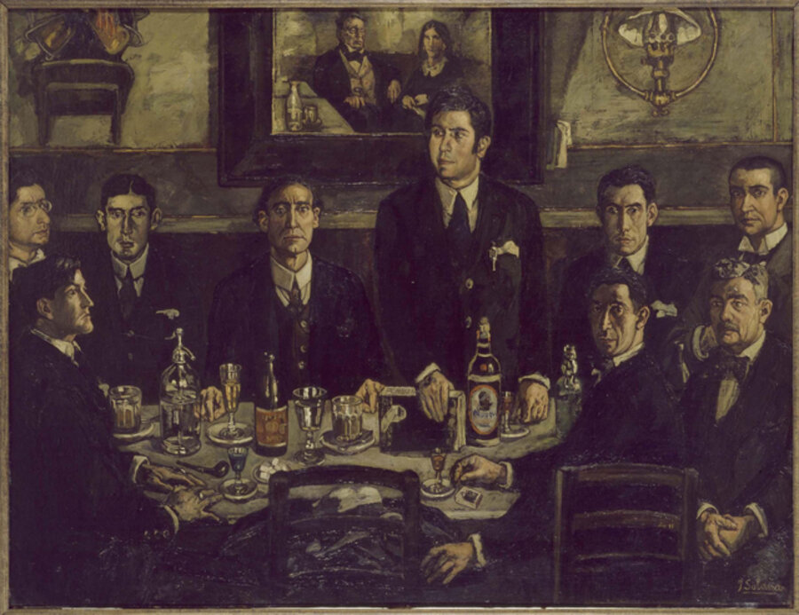 La tertulia del Café de Pombo (The Gathering at the Café de Pombo)