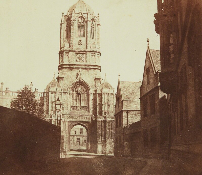 William Henry Fox Talbot, ‘Gates of Christchurch, Oxford’, ca. 1844, Photography, Salt print, Phillips
