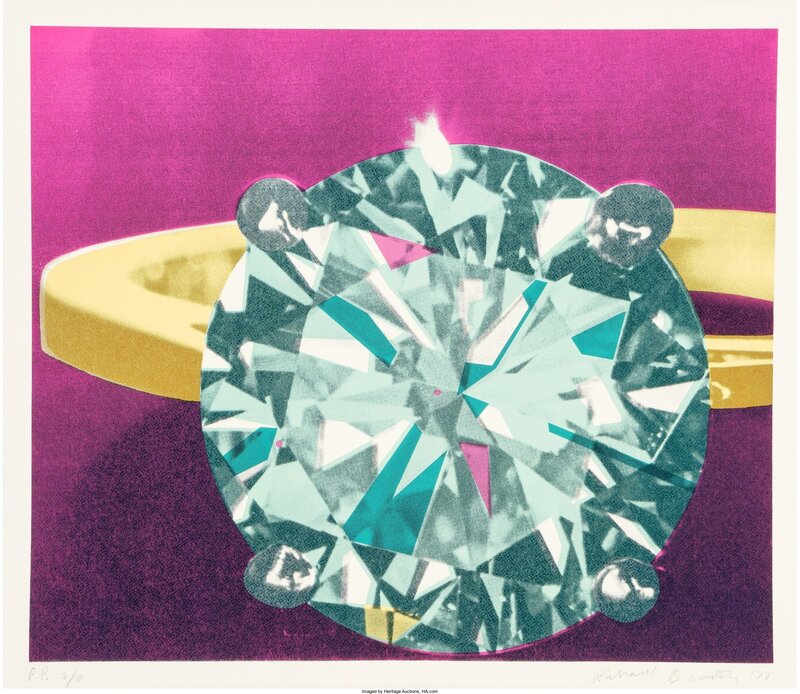Richard Bernstein, ‘Diamond Ring’, 1977, Print, Screenprint in colors, Heritage Auctions