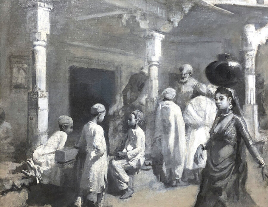 In the Bazaar, Oudeypore