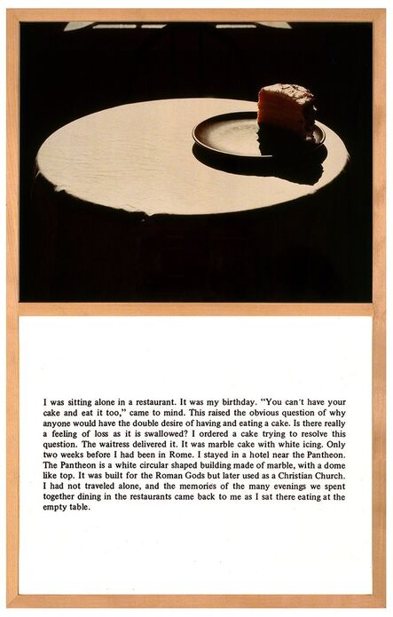 Bill Beckley, ‘Cake Story’, 1974