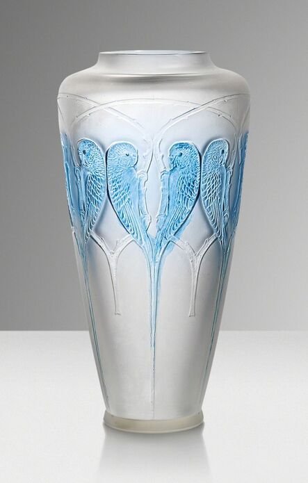 René Lalique, ‘'Inséparables', a vase, no. 1296’, designed 1919