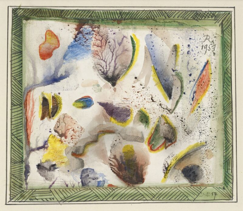 Hans Reichel, ‘Untitled’, 1951, Drawing, Collage or other Work on Paper, Watercolour and pencil on paper, Jeanne Bucher Jaeger