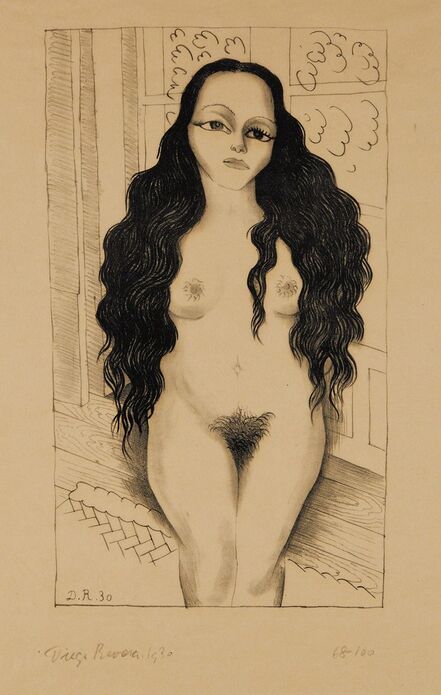 Diego Rivera, ‘Desnudo de Lola Olmedo (Lola Olmedo Nude)’, 1930