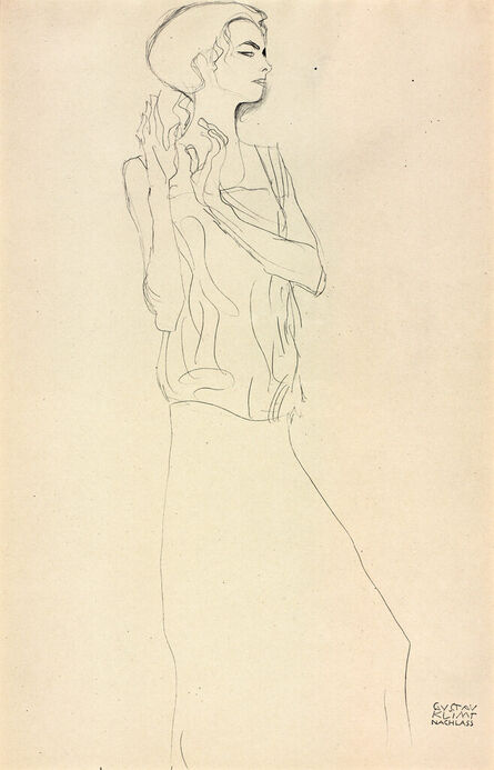 Gustav Klimt, ‘Klimt-Portfolio 20’, 1919