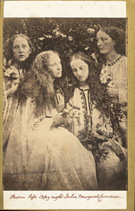 Julia Margaret Cameron, ‘The Rose Bud Garden of Girls (Mrs. G. F. Watts and Sisters)’, 1868/1870c