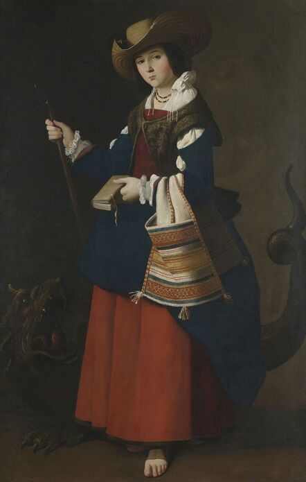 Francisco de Zurbarán, ‘Heilige Margareta von Antiochien’, 1630-1634