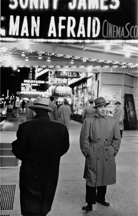 Frank Paulin, ‘Man Afraid, Times Square’, 1955