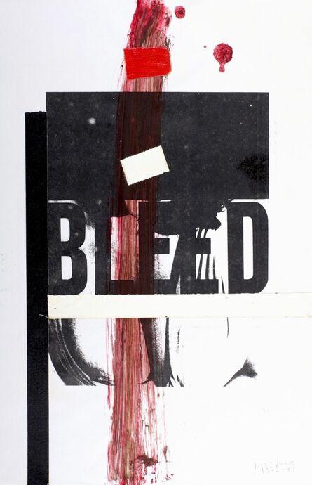 Boris Lurie, ‘Bleed ’, 1989