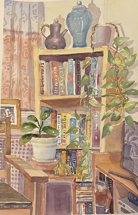 Susan Greenstein, ‘Corner Bookcase’, 2021