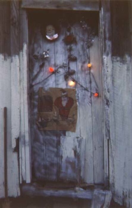 William Christenberry, ‘Door of House at Christmas Time, Greenboro, Alabama’, 1971