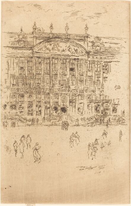 James Abbott McNeill Whistler, ‘Grand' Place, Brussels’, 1887