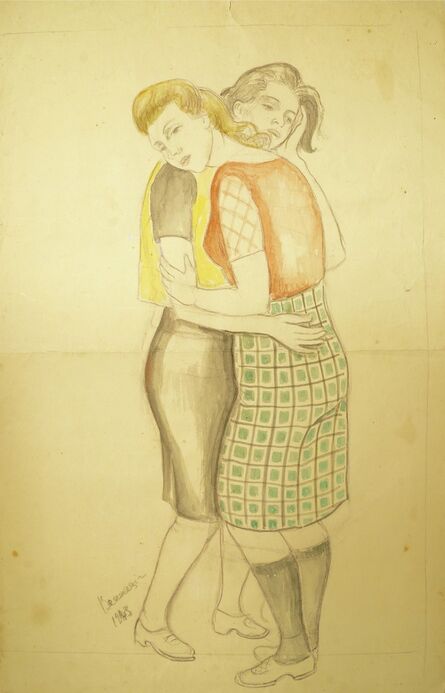 Marie Vorobieff Marevna, ‘Two women embracing’, 1943