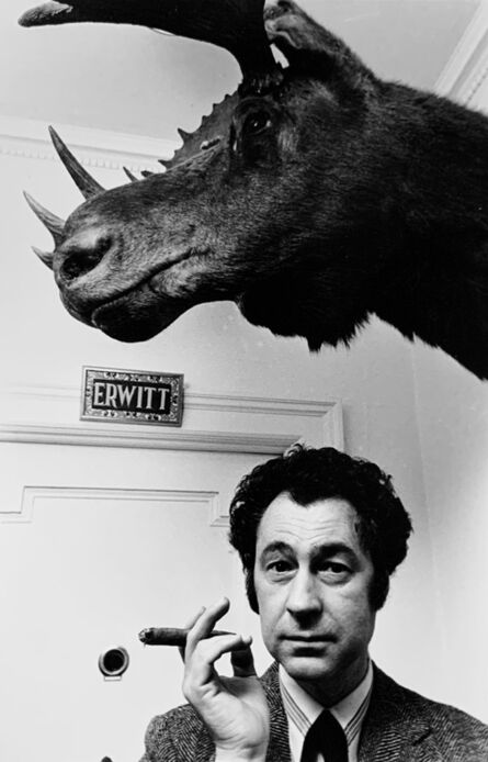 Henri Dauman, ‘Photographer Elliott Erwitt at Home, NYC’, 1975