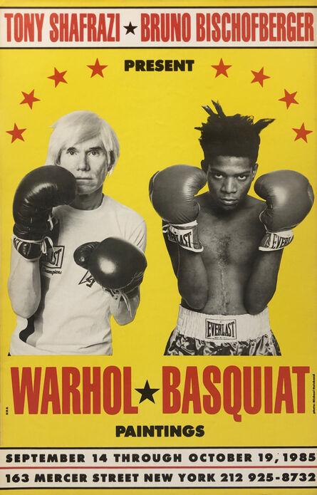 Jean-Michel Basquiat, ‘Warhol Basquiat Boxing Poster 1985 (Warhol Basquiat collaborations)’, 1985