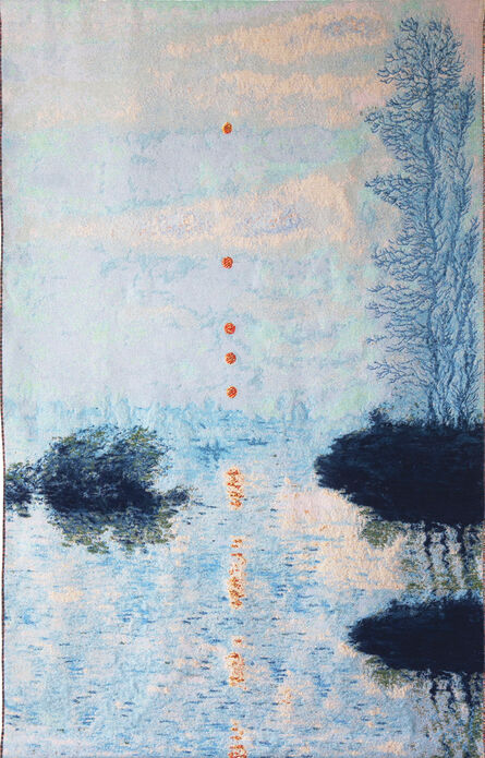Laurence Aëgerter, ‘Soleils couchants sur la Seine à Lavacourt’, 2020