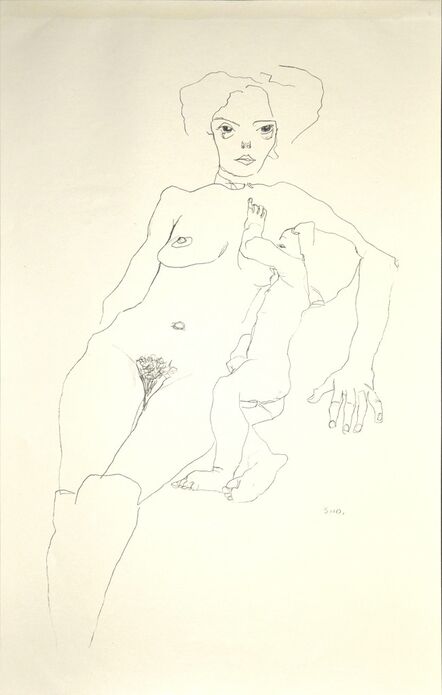 Egon Schiele, ‘Mother and Child’, 1920