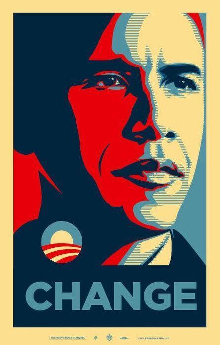 Shepard Fairey, ‘CHANGE’, 2008