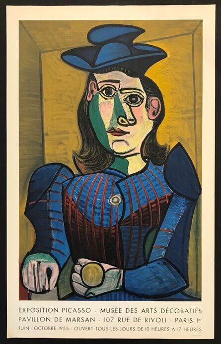 Pablo Picasso, ‘Buste de Femme au Chapeau Bleu – Musee des Arts Decoratifs’, 1955