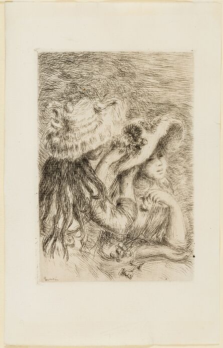 Pierre-Auguste Renoir, ‘Le Chapeau épinglé (3e planche) (Delteil 8; Stella 8)’, 1894