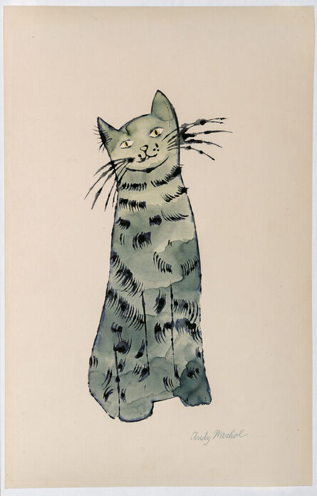 Andy Warhol, ‘Sam (25 Cats Name Sam and One Blue Pussy)’, ca. 1954