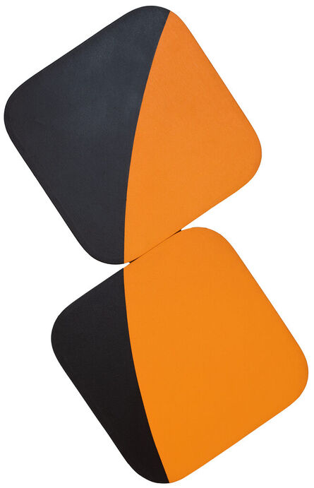 Leon Polk Smith, ‘Constellation black and orange’, 1972