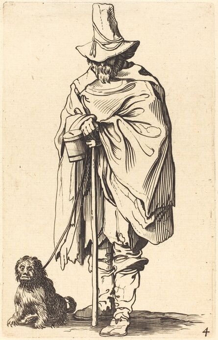 after Jacques Callot, ‘Beggar with Dog’