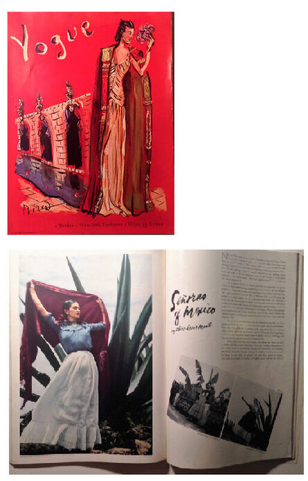 Frida Kahlo, ‘“Señoras of Mexico”, 1937 VOGUE (US) Magazine, Introduced as Mrs. Diego Rivera’, 1937