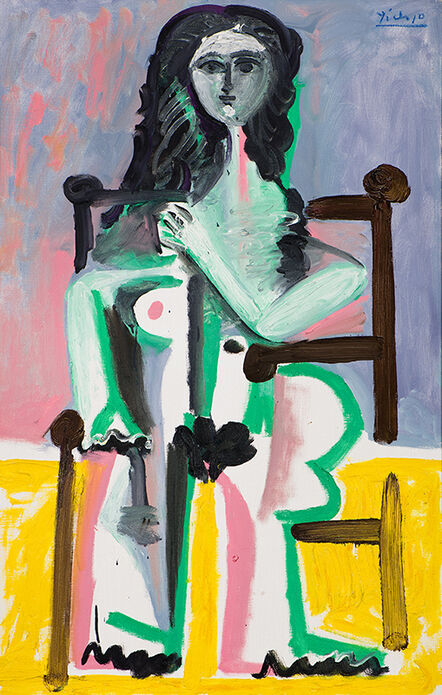 Pablo Picasso, ‘Nu assis dans un fauteuil (II)’, 1963