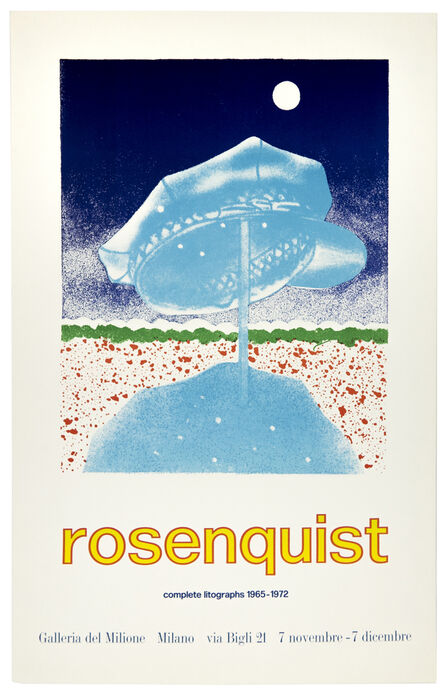 James Rosenquist, ‘Galleria del Milione 1972 (Delivery Hat 1970)’, 1972