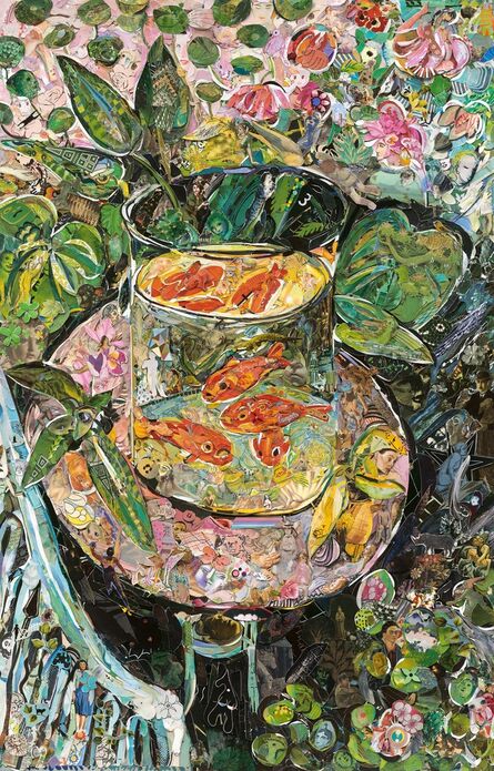 Vik Muniz, ‘Hermitage Museum (The Goldfish, after Matisse) (Repro)’, 2016
