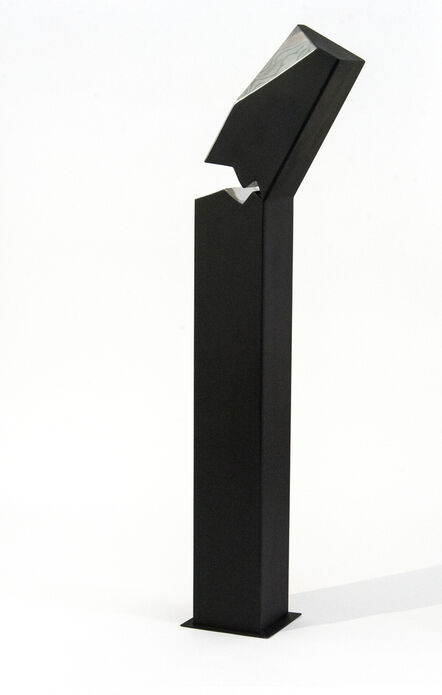 Philippe Pallafray, ‘Athabasca Black 2/10- tall, modern, geometric, contemporary, steel sculpture’, 2020