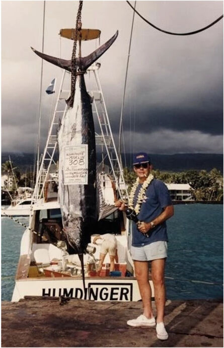 Hunter S. Thompson, ‘‘Hunter S Thompson with Marlin’ Maui, Hawaii’
